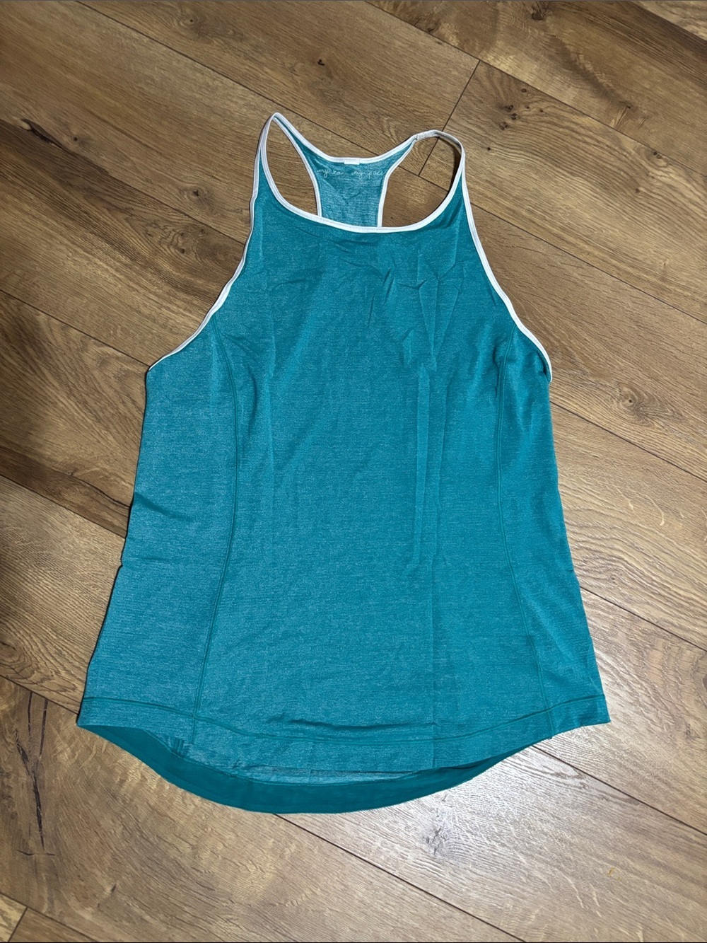 Lululemon aqua blueTank Top Shirt Active Run Racerback Yoga Train Women's Size M